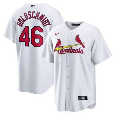 Maillot Nike Paul Goldschmidt pour homme, réplique blanche du nom joueur à domicile des Cardinals de St. Louis