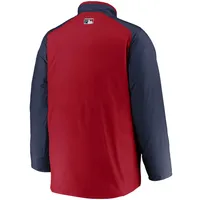 Veste entièrement zippée Nike rouge/marine St. Louis Cardinals Authentic Collection Dugout pour homme