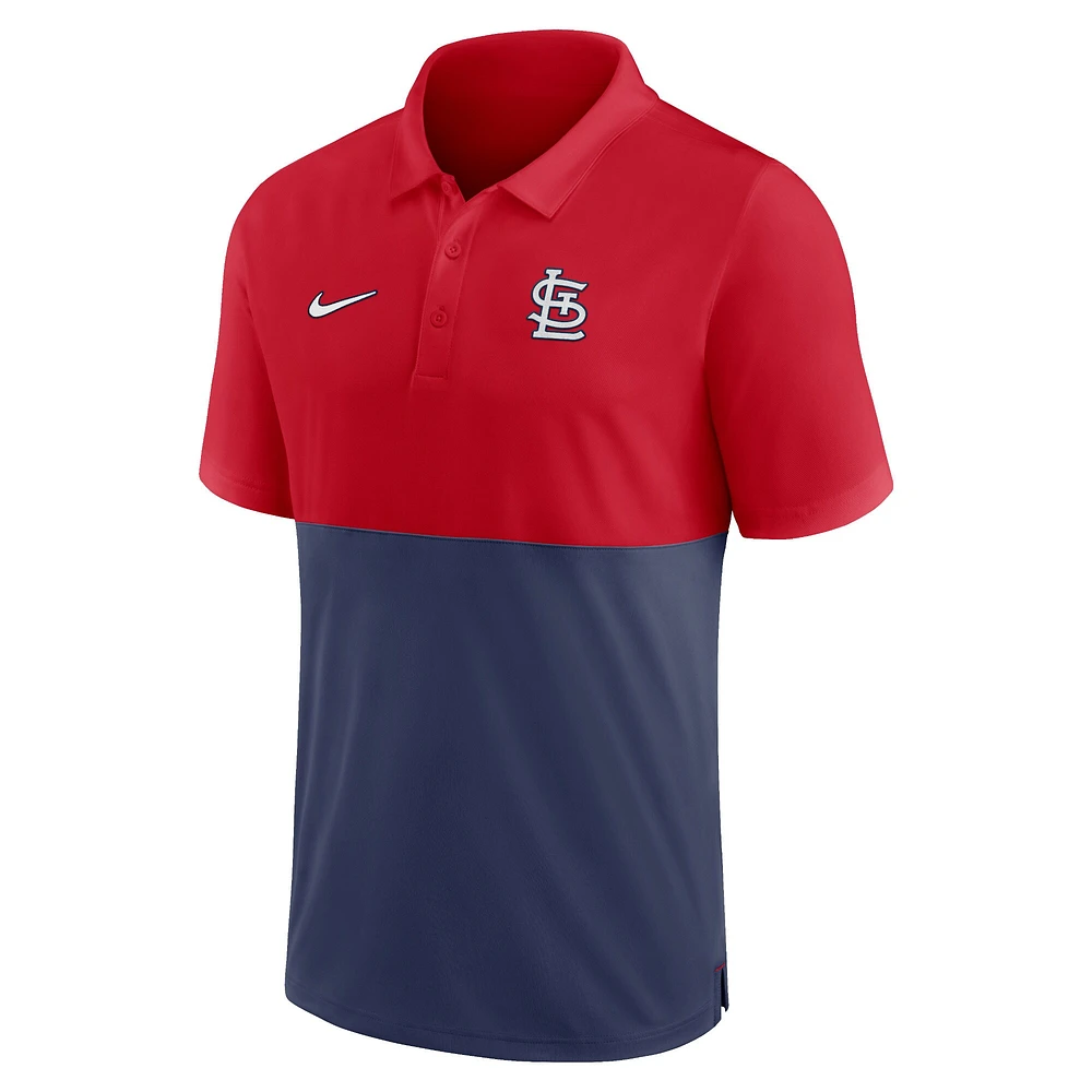 NUT SLCARD ROUGE MARINE HOMME NIKE TEAM BASELINE POLO RAYÉ POLMEN