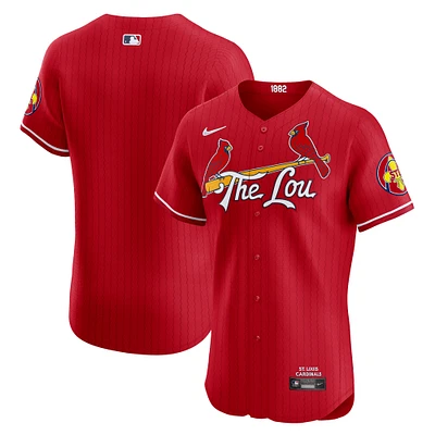 Men's Nike  Red St. Louis Cardinals 2024 City Connect Elite Jersey