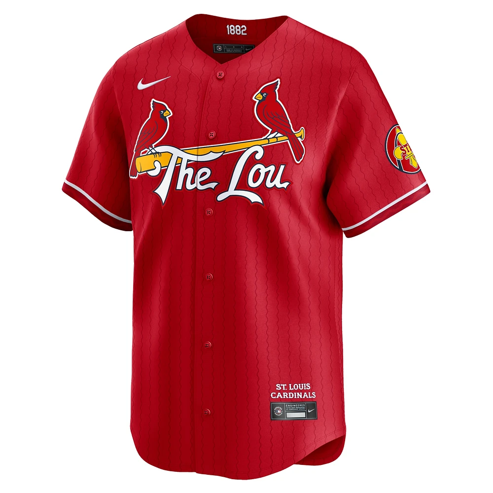 Men's Nike Red St. Louis Cardinals 2024 City Connect Limited Jersey