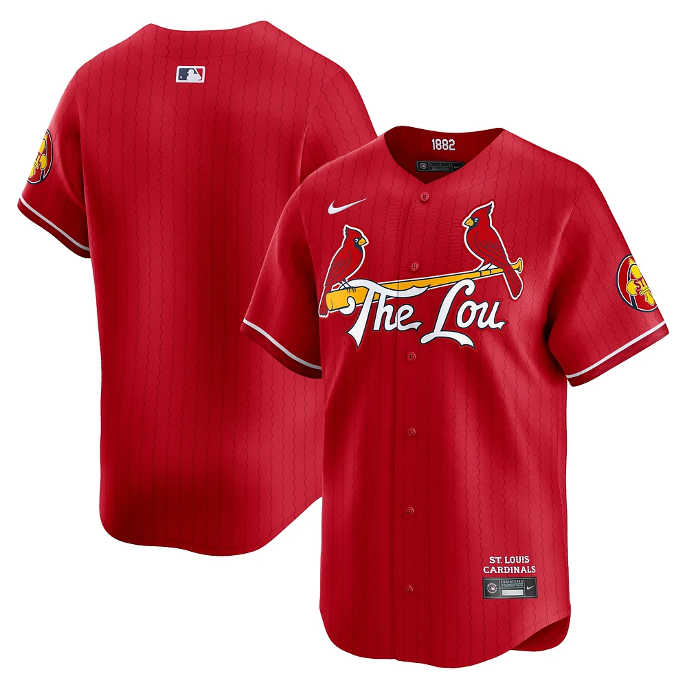 Maillot Nike Rouge St. Louis Cardinals 2024 City Connect Limited pour homme