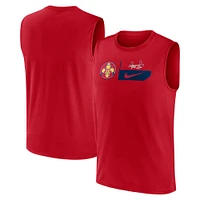 Débardeur musculaire Nike rouge St. Louis Cardinals 2024 City Connect pour homme