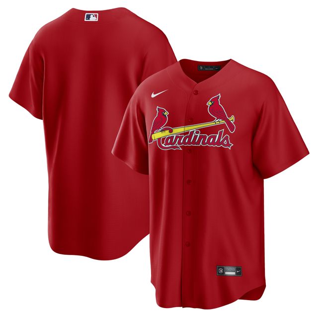 Maillot d'équipe Nike St. Louis Cardinals Alternate Replica rouge pour homme