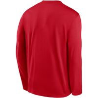 Men's Nike Red St. Louis Cardinals Authentic Collection Legend Performance - Long Sleeve T-Shirt