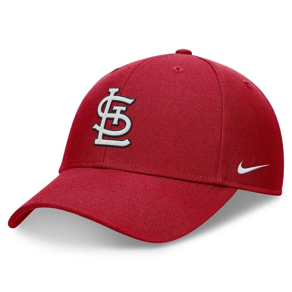 Casquette ajustable Nike St. Louis Cardinals Club Performance pour homme, rouge