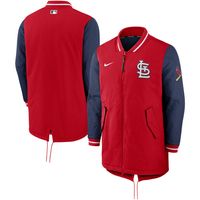 Men's Nike Red St. Louis Cardinals Dugout Performance Full-Zip Jacket