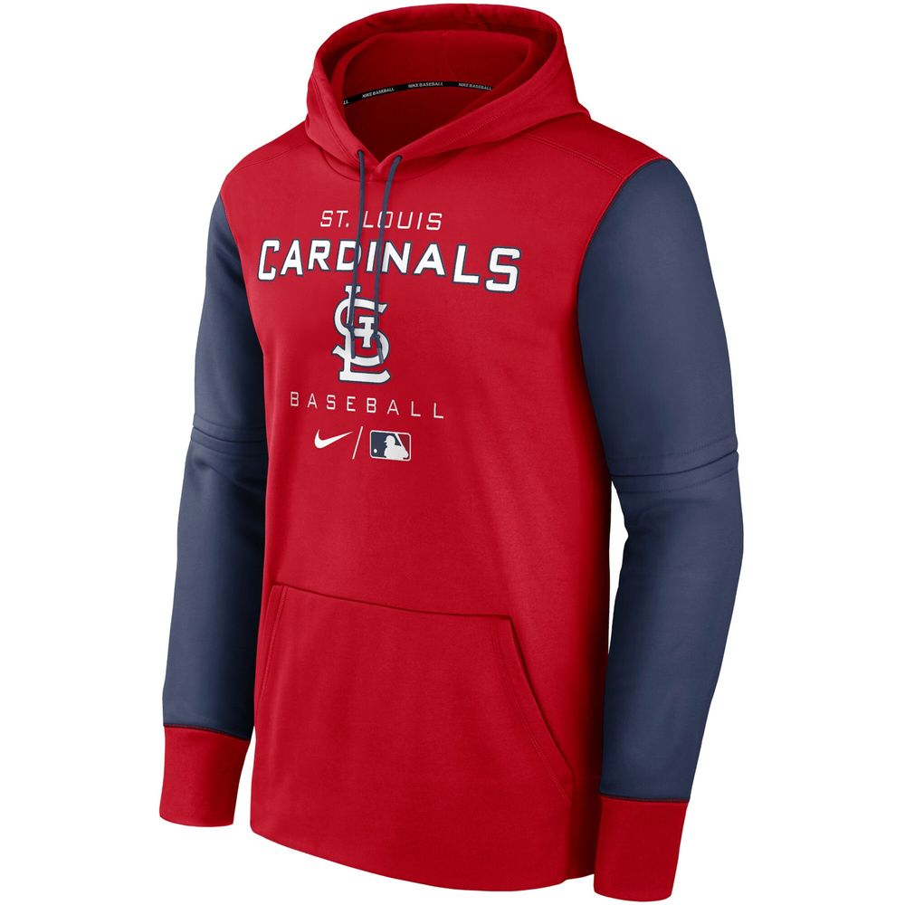 Fanatics St Louis Cardinals Pullover Short Sleeve Hoodie. Sz XL