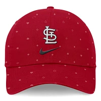 Casquette ajustable Nike rouge St. Louis Cardinals Primetime Print Club pour homme