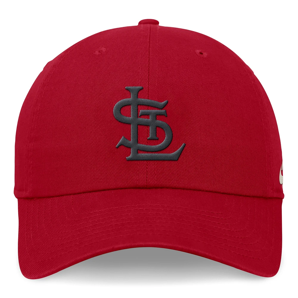 Casquette réglable Nike St. Louis Cardinals Rewind Cooperstown Collection Club rouge pour homme