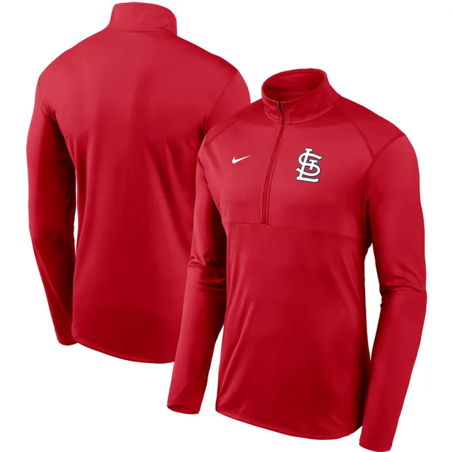 Men's Boston Red Sox Nike Gray Team Logo Element Performance Half-Zip  Pullover Jacket