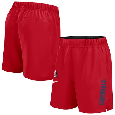 Short Nike Victory Performance tissé rouge pour homme des Cardinals de Saint-Louis