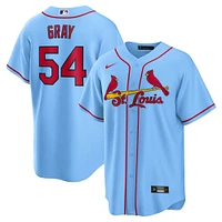 Men's Nike Sonny Gray Light Blue St. Louis Cardinals Alternate Replica Jersey