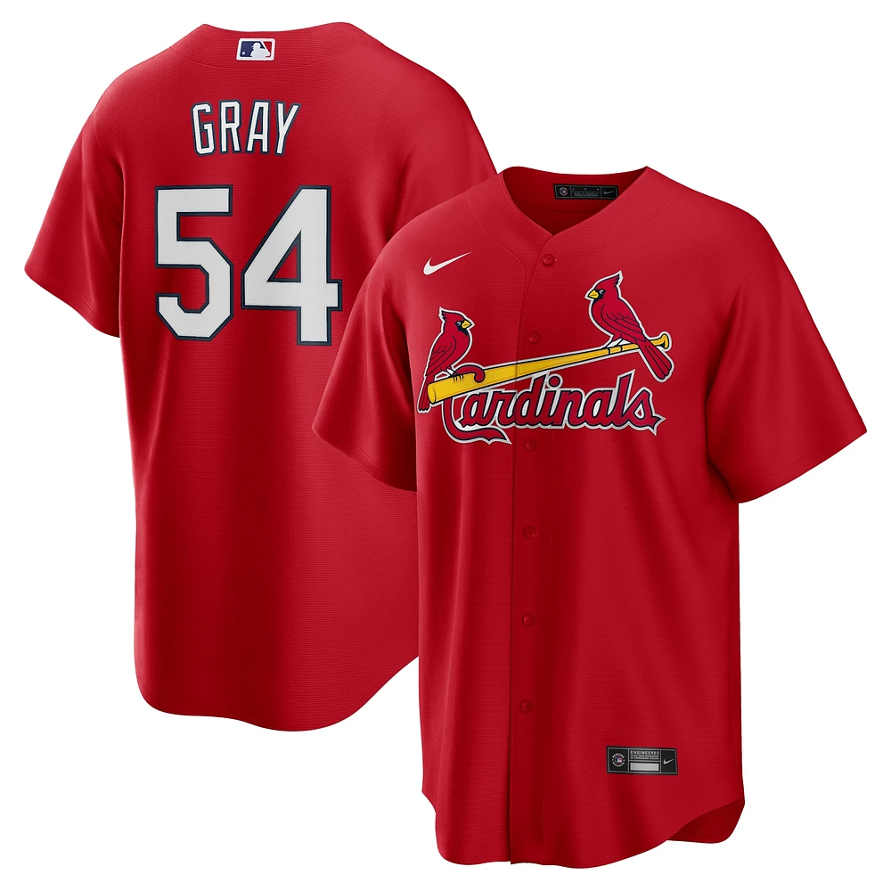 Men's Nike Sonny Gray Red St. Louis Cardinals Alternate Replica Jersey