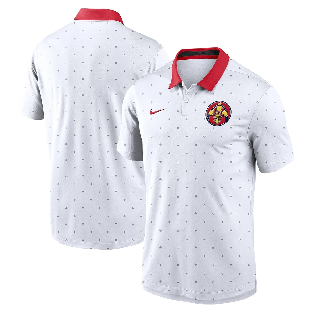 Men's Nike  White St. Louis Cardinals 2024 City Connect Legacy Icon Vapor Performance Polo