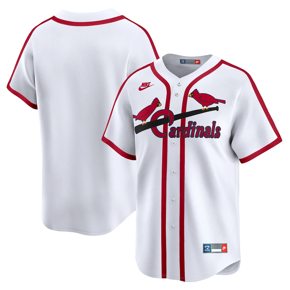 Men's Nike White St. Louis Cardinals Cooperstown Collection Limited Jersey