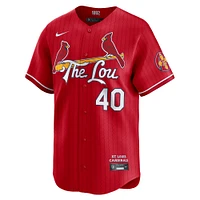 Men's Nike Willson Contreras Red St. Louis Cardinals City Connect Limited Jersey