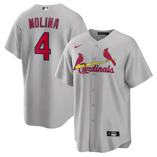 Nike Kids' Youth Yadier Molina Navy St. Louis Cardinals Player Name &  Number T-shirt