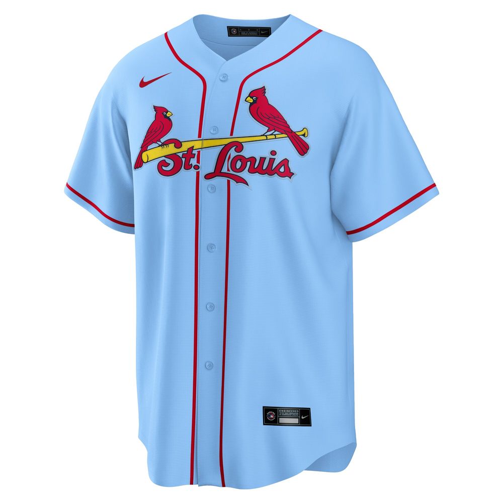 Yadier Molina # St Louis Cardinals Boys Alt Replica - Light Blue