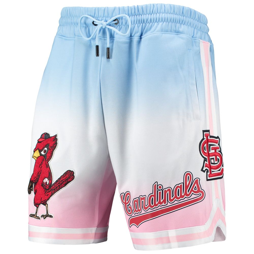 Men's Pro Standard Blue/Pink St. Louis Cardinals Team Logo Ombre Shorts