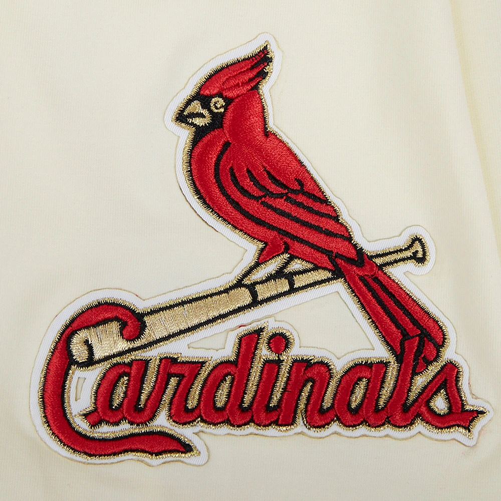 Men's Pro Standard Cream St. Louis Cardinals Club Member Badge T-Shirt