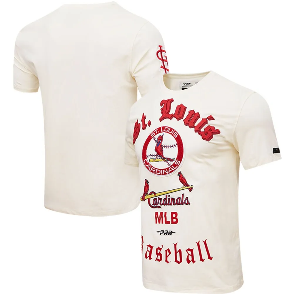St Louis Cardinals T Shirt Mens 2XL Short Sleeve Crew Neck 100% Cotton  Black
