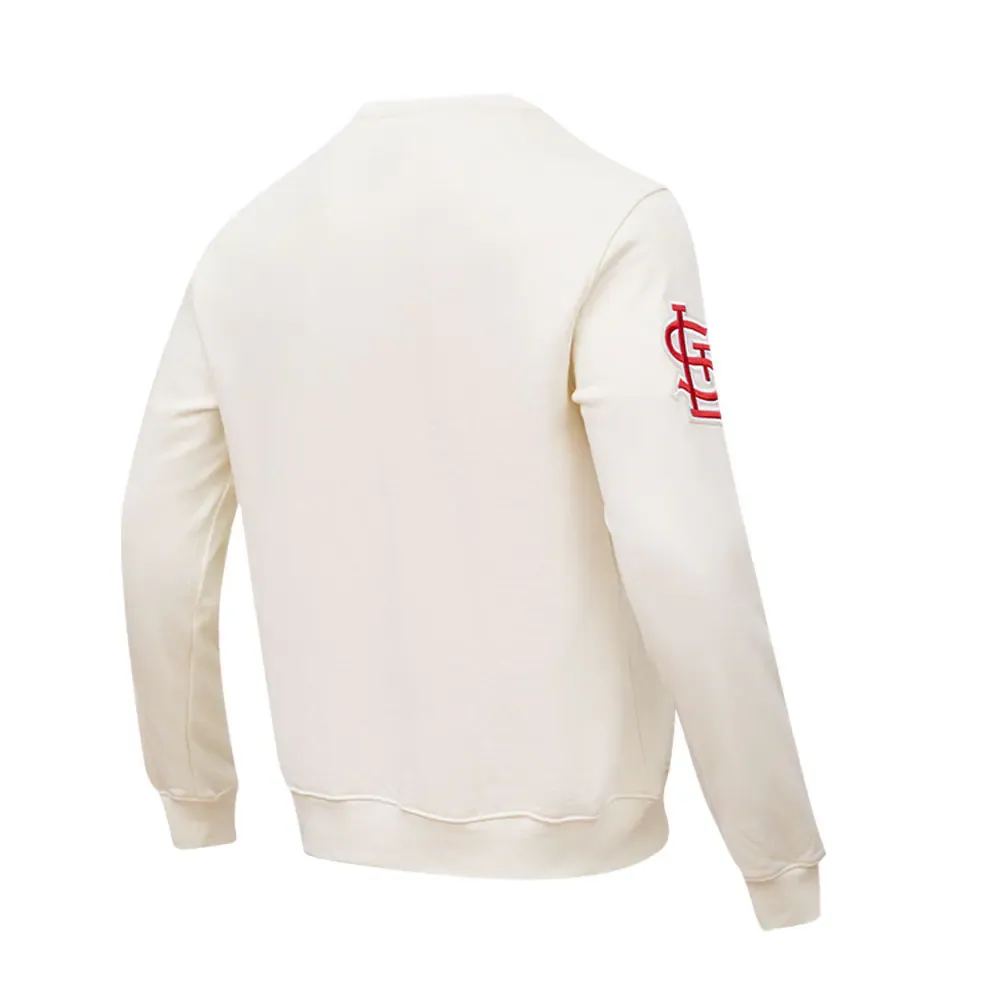 Men's St. Louis Cardinals Pro Standard White Logo Pullover Hoodie