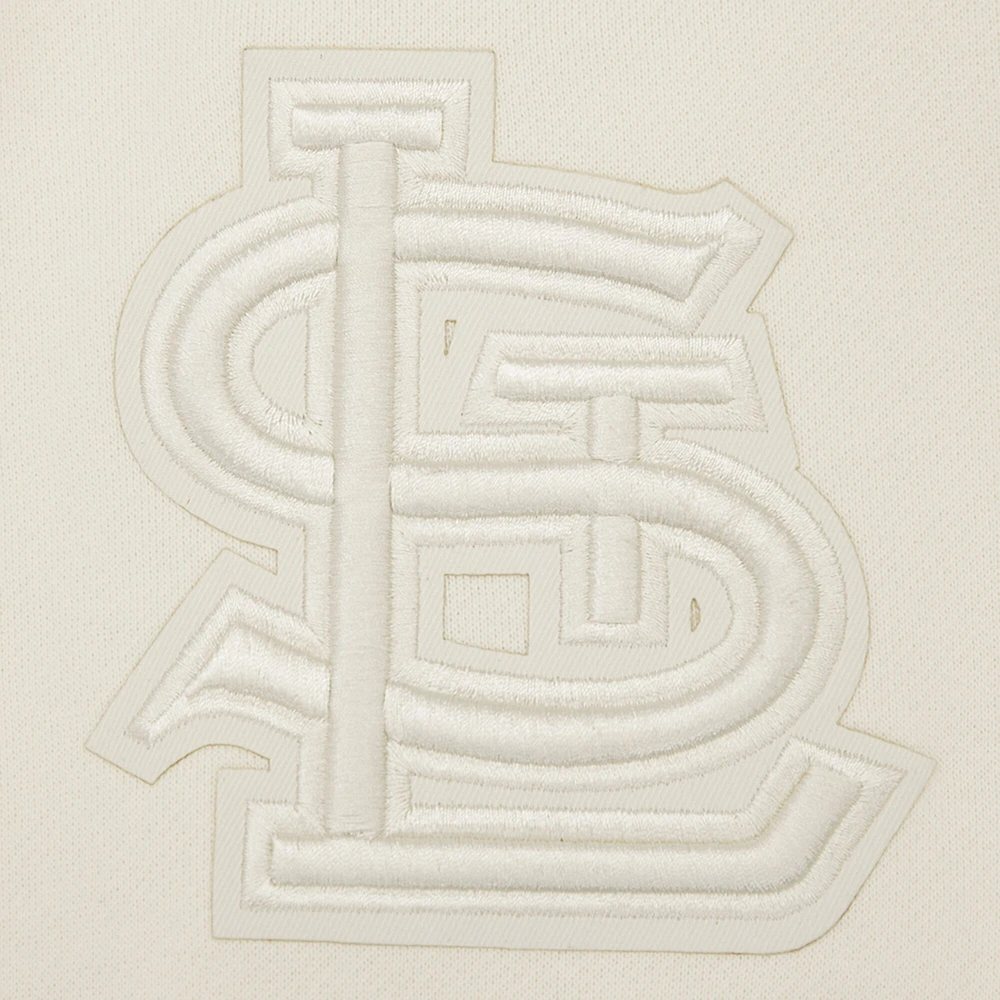 Sweat-shirt neutre à épaules tombantes Pro Standard pour hommes, crème, St. Louis Cardinals