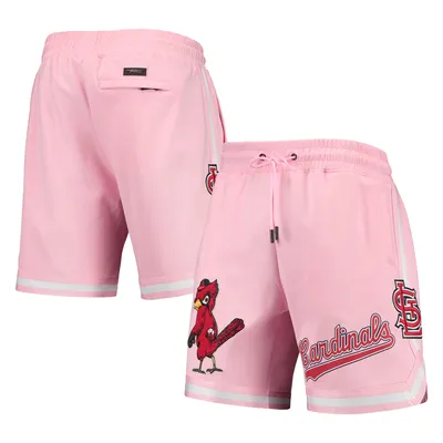 St. Louis Cardinals Pro Standard Logo Club Shorts - Pink