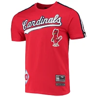 T-shirt à bandes Pro Standard Red/St. Louis Cardinals pour homme