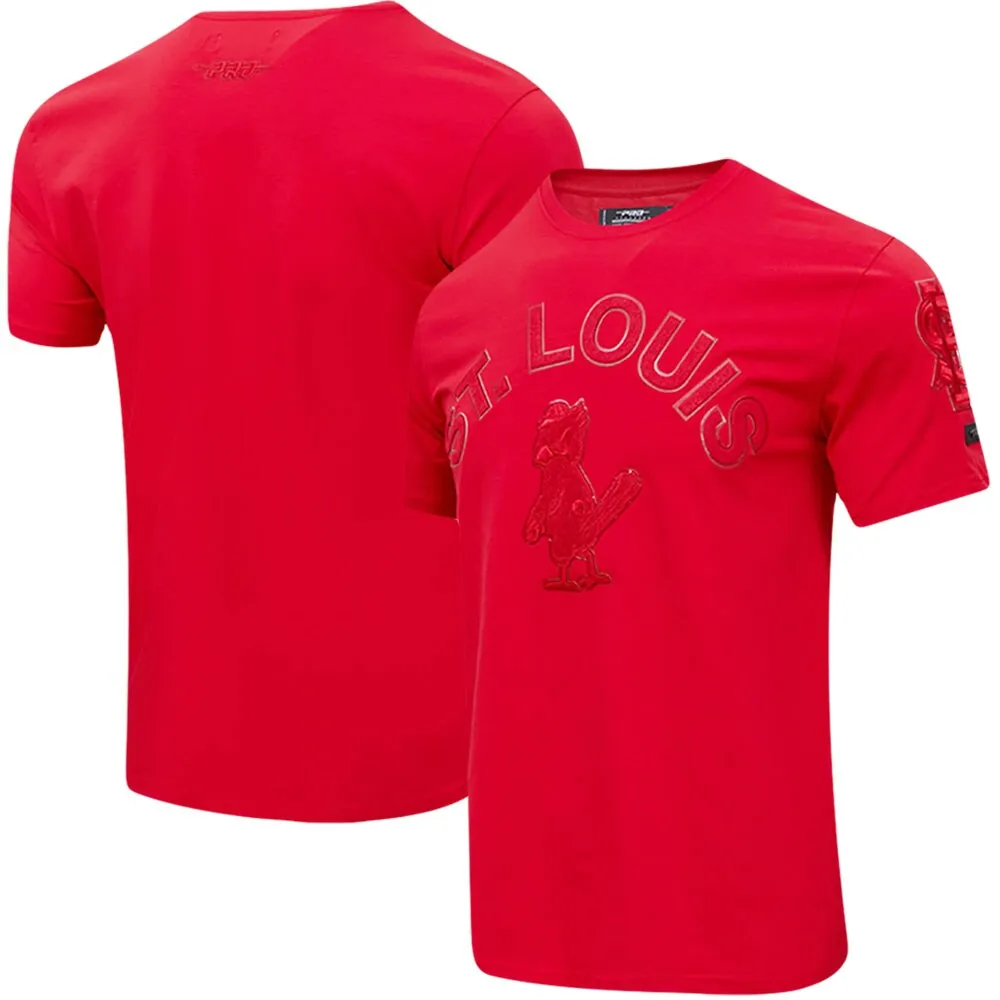 Lids St. Louis Cardinals Pro Standard Classic Triple Red T-Shirt