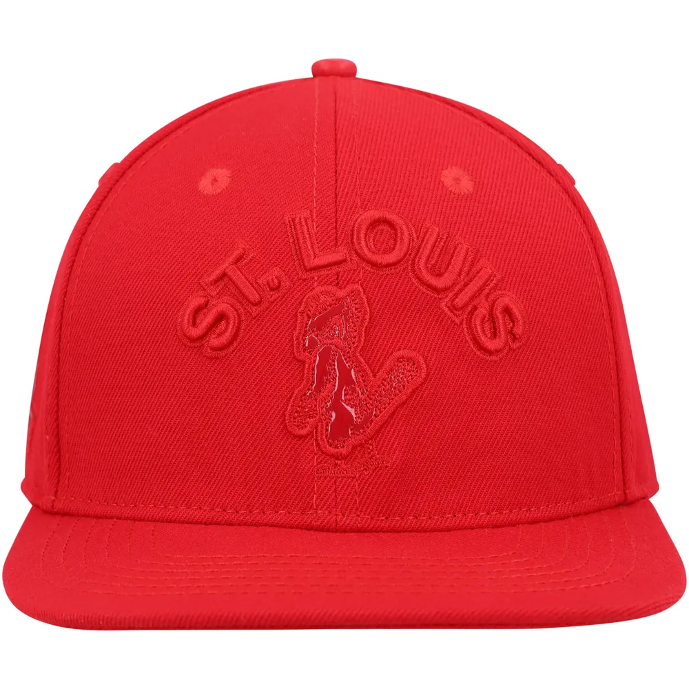 Casquette Pro Standard St. Louis Cardinals Triple Red Snapback pour homme