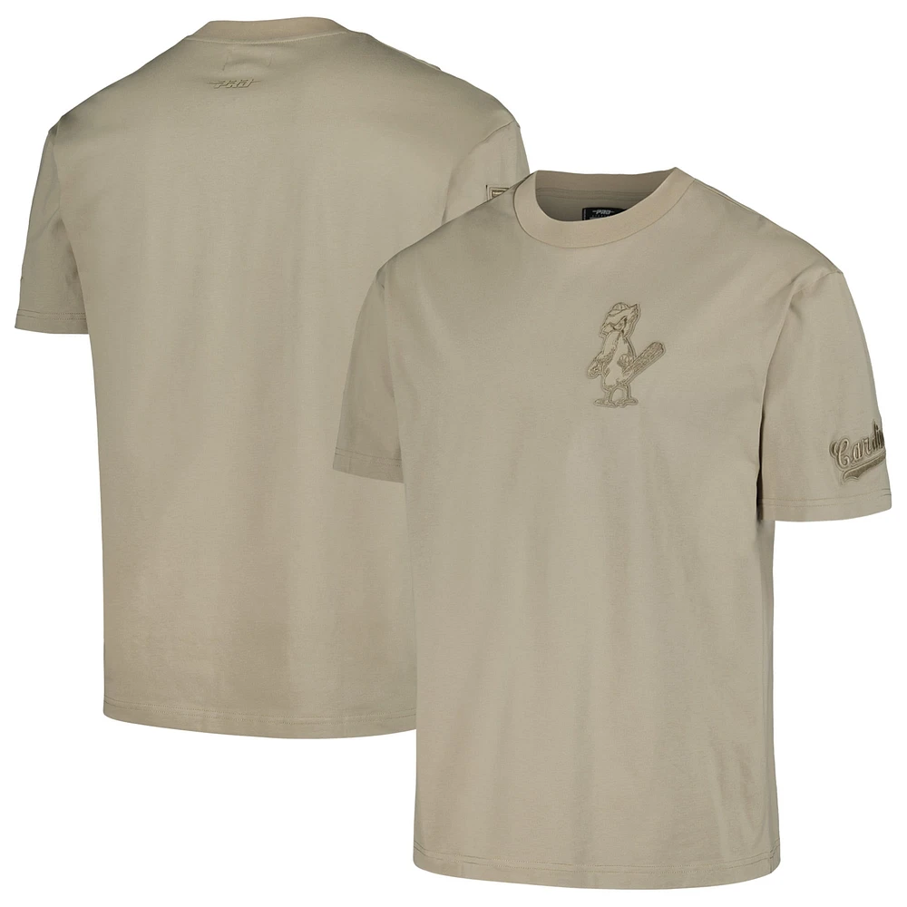 T-shirt neutre à épaules tombantes Pro Standard Tan St. Louis Cardinals pour hommes