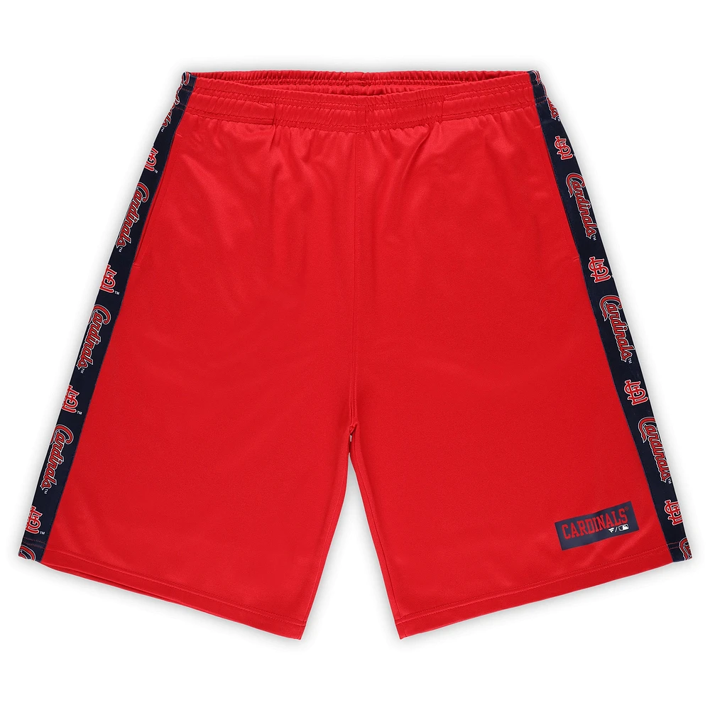 Men's Profile Red St. Louis Cardinals Big & Tall Fleece Shorts