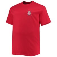 Men's Red St. Louis Cardinals Big & Tall Father's Day #1 Dad T-Shirt