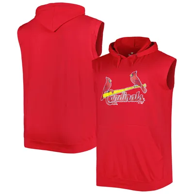 St. Louis Cardinals Jersey Pullover Muscle Hoodie - Red