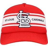 Men's   Red St. Louis Cardinals Sideline Trucker Adjustable Hat