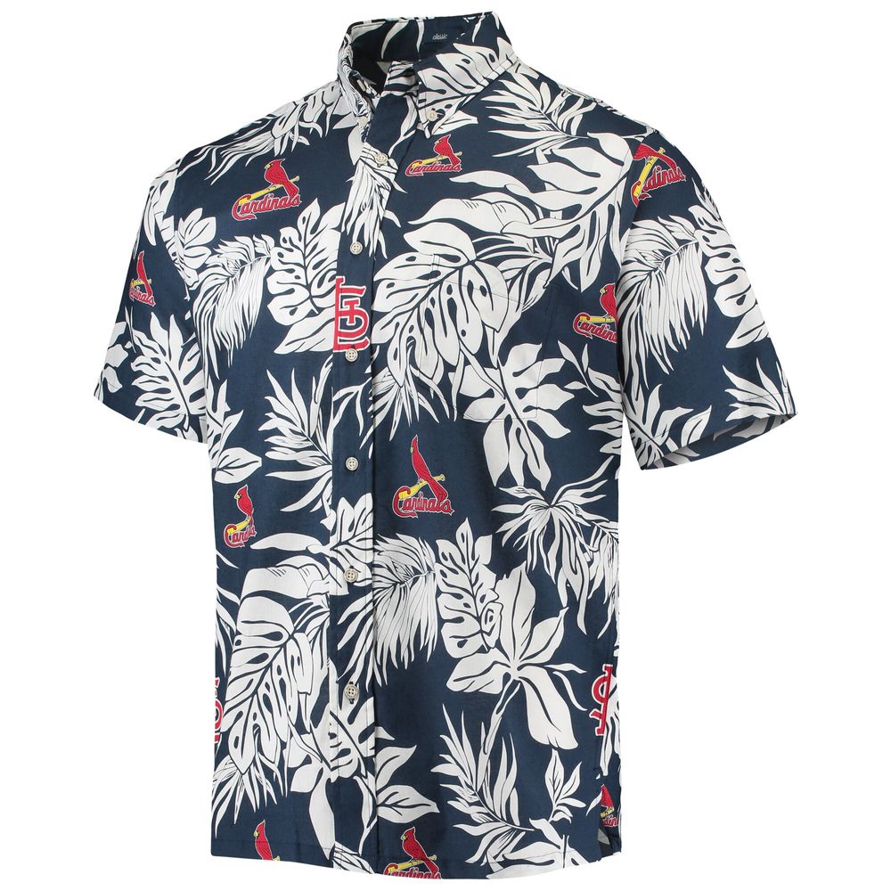 Men's Reyn Spooner Navy St. Louis Cardinals Aloha Button-Up Shirt