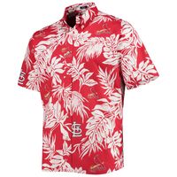 Men's Reyn Spooner Red St. Louis Cardinals Aloha Button-Up Shirt