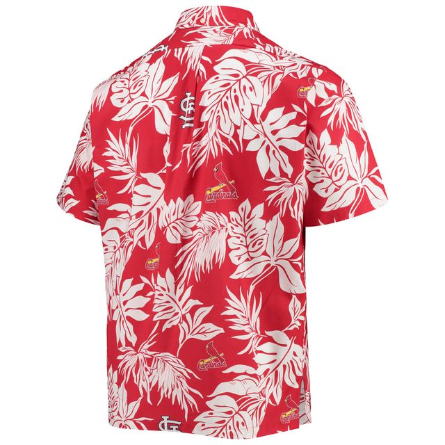 Chemise boutonnée Aloha des Cardinals de Saint-Louis Reyn Spooner rouge pour homme