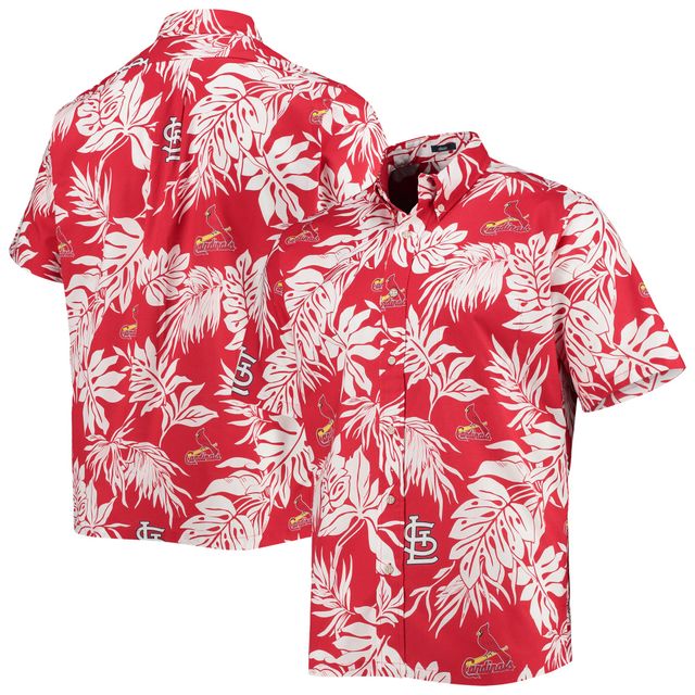 Chemise boutonnée Aloha des Cardinals de Saint-Louis Reyn Spooner rouge pour homme