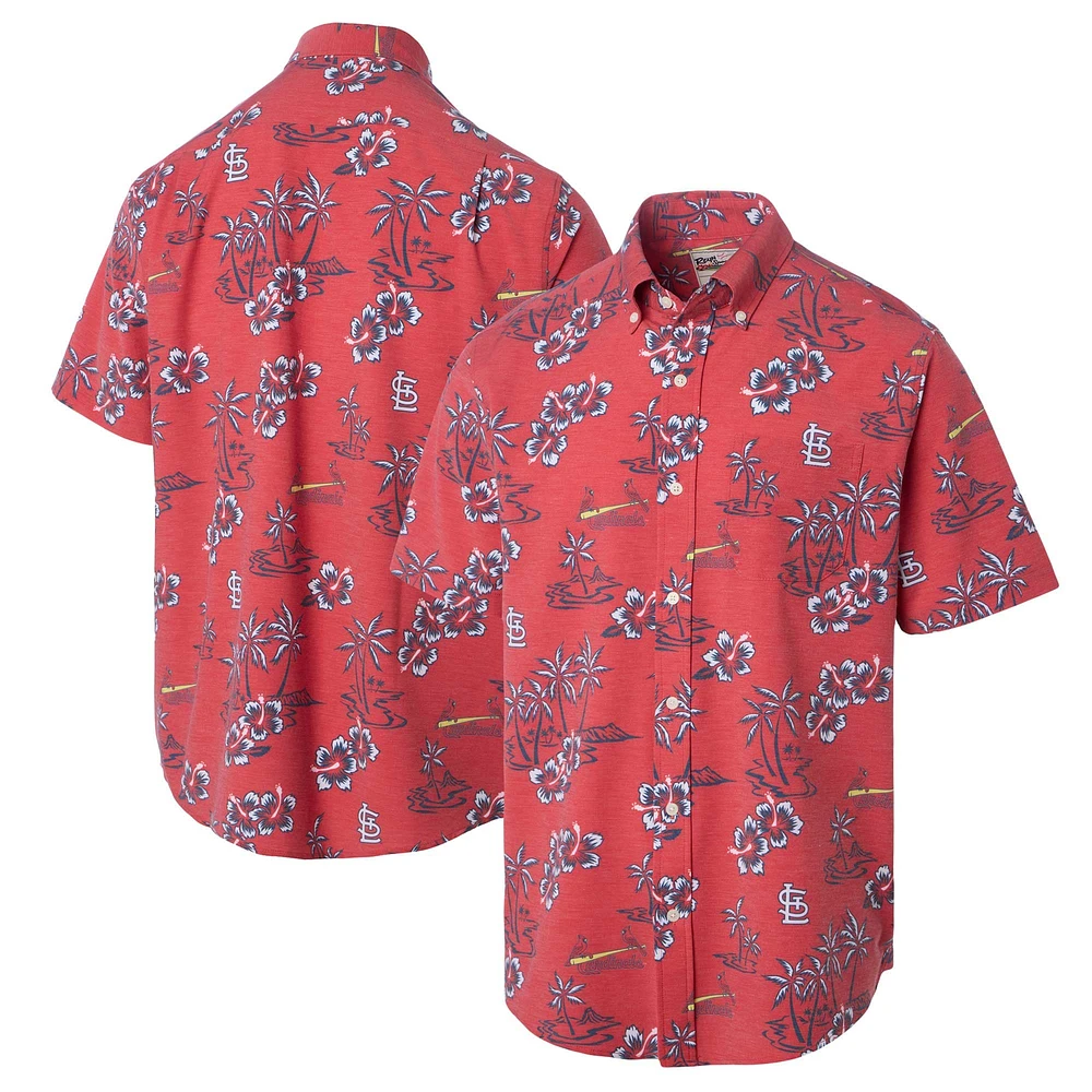 Chemise boutonnée Kekai des Cardinals de St. Louis rouges Reyn Spooner pour hommes