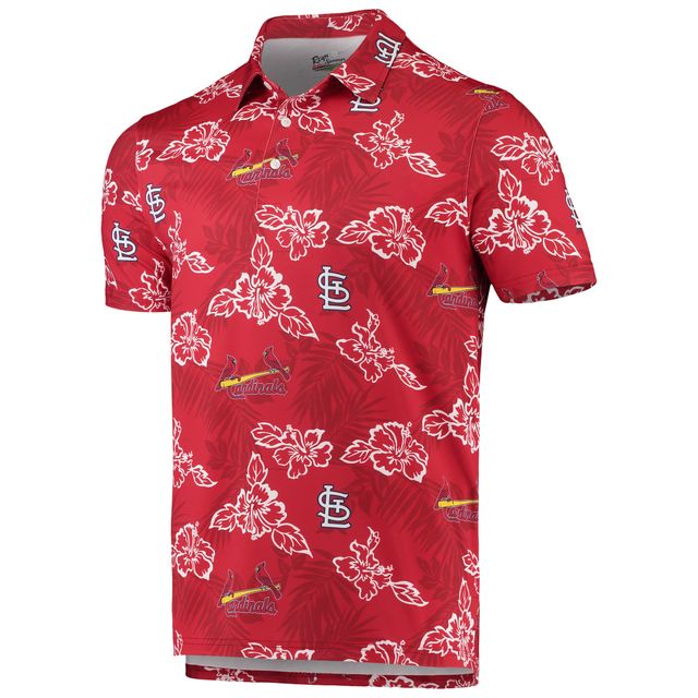 Polo Performance Reyn Spooner pour homme des Cardinals de Saint-Louis, rouge