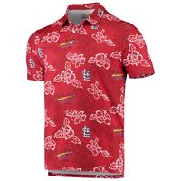 Men's Reyn Spooner Red St. Louis Cardinals Performance Polo