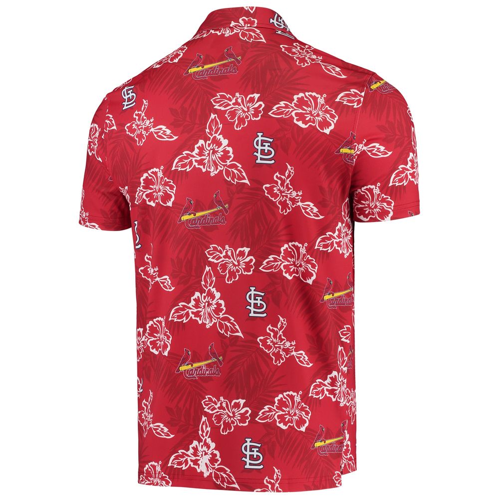 Men's Reyn Spooner Red St. Louis Cardinals Performance Polo