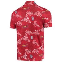 Men's Reyn Spooner Red St. Louis Cardinals Performance Polo