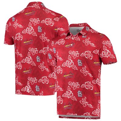 Men's Reyn Spooner Red St. Louis Cardinals Performance Polo