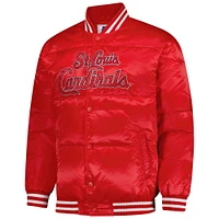 Veste en satin à boutons-pression pour homme Starter Red St. Louis Cardinals