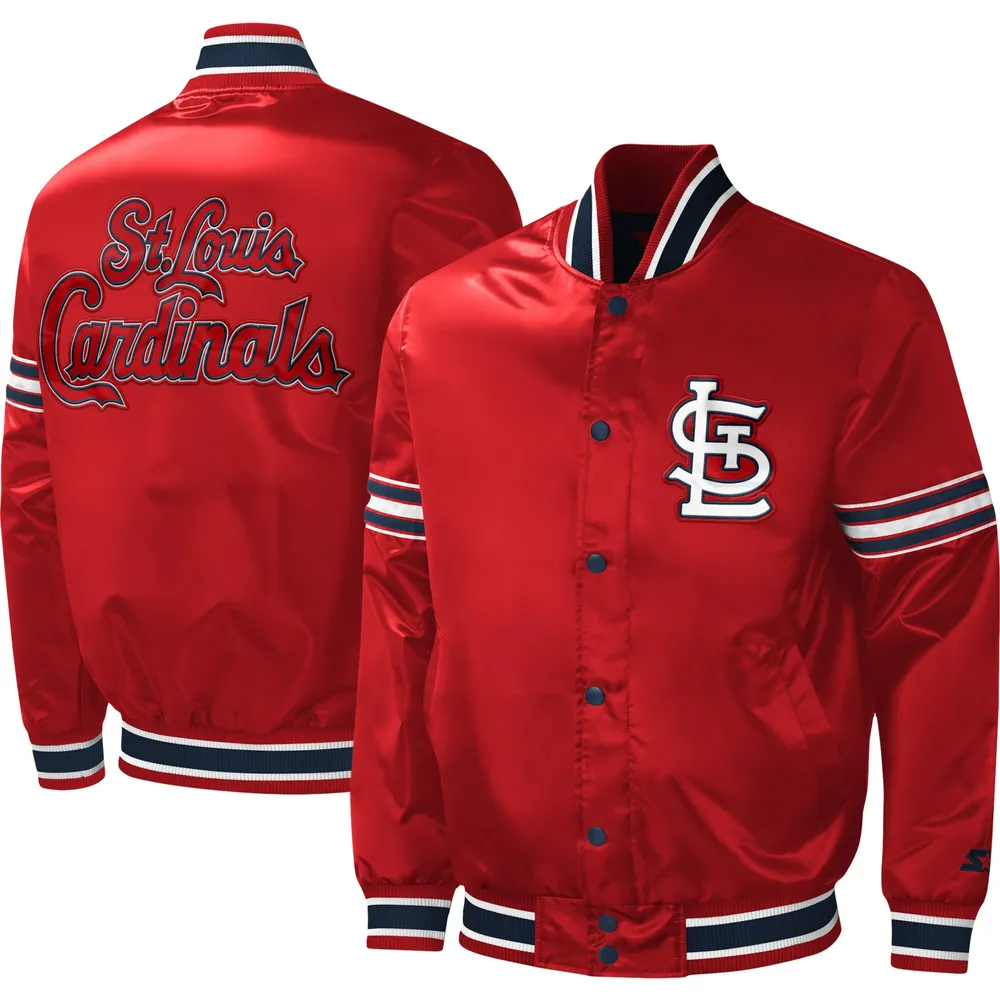 Fanatics Men's Red St. Louis Cardinals Primary Logo Full-Zip Hoodie