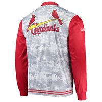 Men's Stitches Red St. Louis Cardinals Camo Full-Zip Jacket